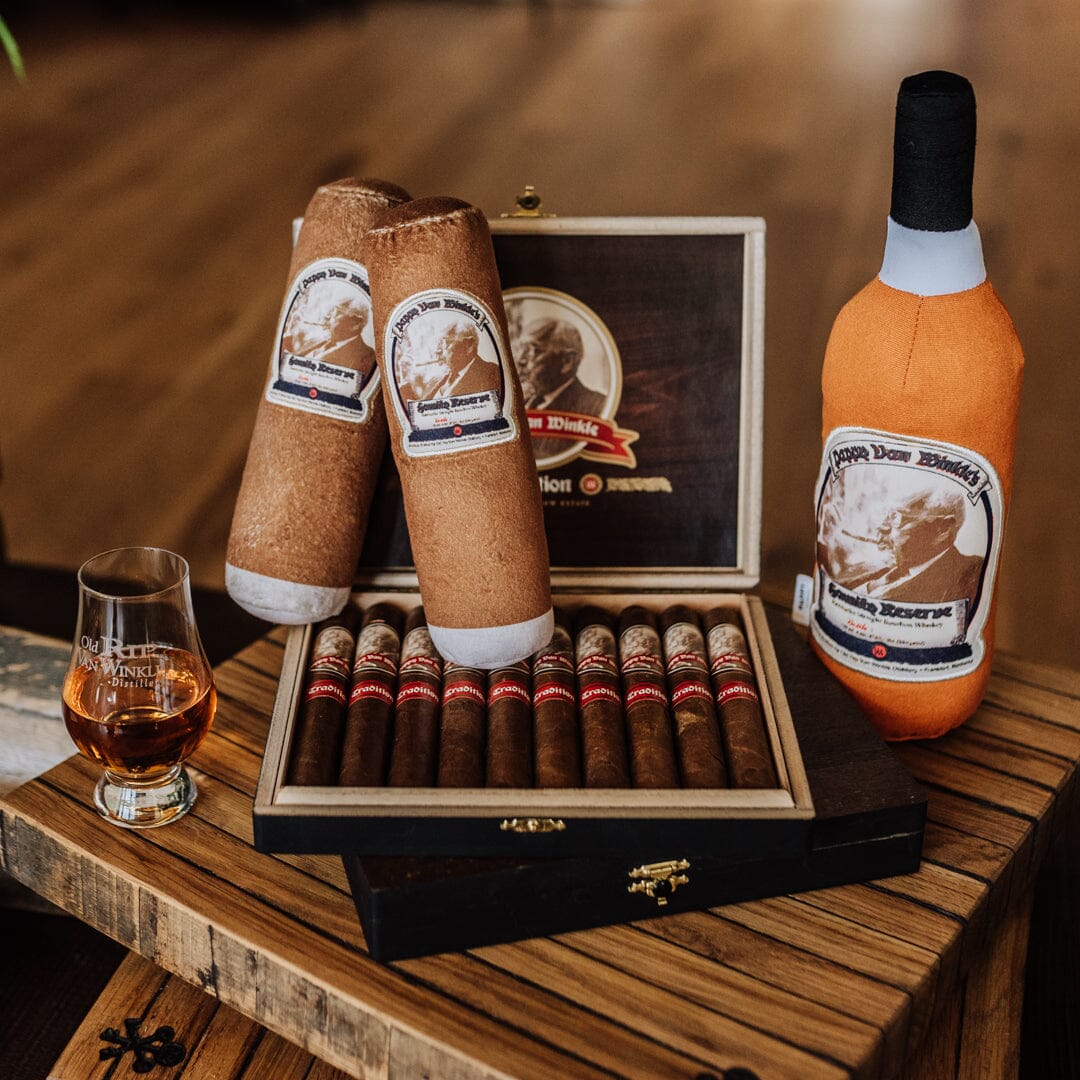 Pappy Cigar Plush Dog Toy Apparel & Gear Pappy & Company