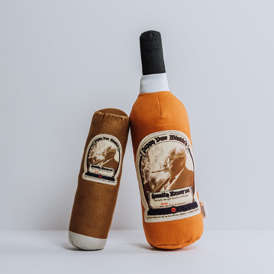 Pappy Cigar Plush Dog Toy Apparel & Gear Pappy & Company