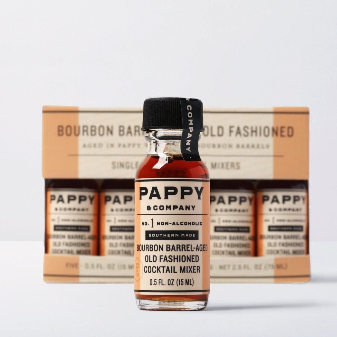 Pappy Van Winkle Bourbon Barrel-Aged Old Fashioned Mix: Single Serve 5-Pack Food Pappy & Company