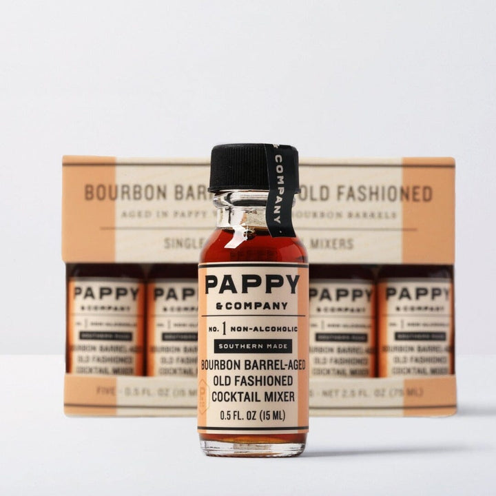 Pappy Van Winkle Bourbon Barrel-Aged Old Fashioned Mix: Single Serve 5-Pack Food Pappy & Company