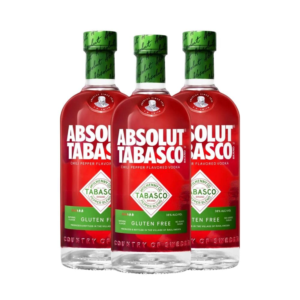 Absolut Tabasco Chili Pepper Flavored Vodka 3pk – Sip Whiskey