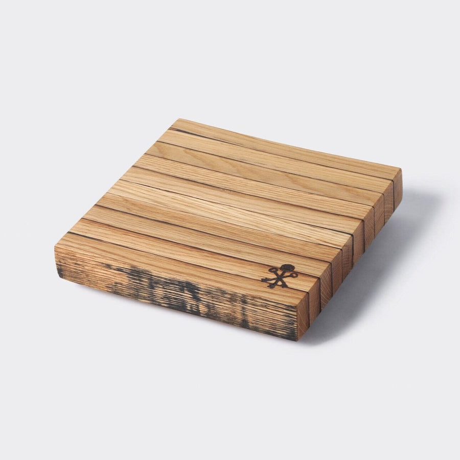 Bourbon Barrel Stave Cutting Board: Square Home & Bar Pappy & Company