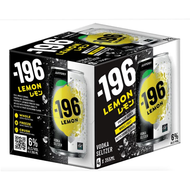 -196 Suntory Lemon Vodka Seltzer 4PK Ready-To-Drink Cocktails Suntory