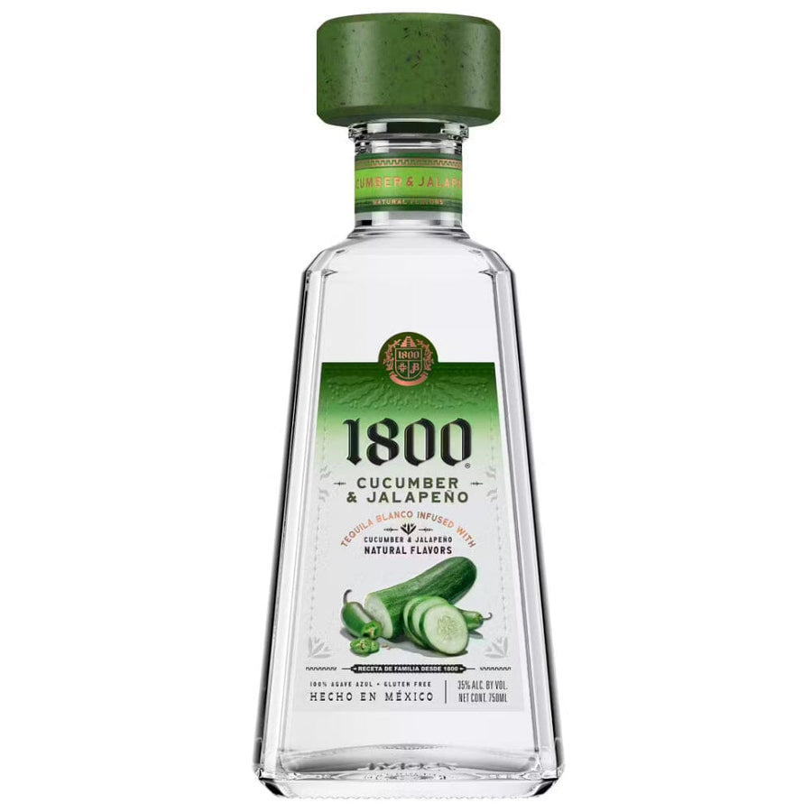 1800 Cucumber and Jalapeno Infused Blanco Tequila Tequila 1800 Tequila
