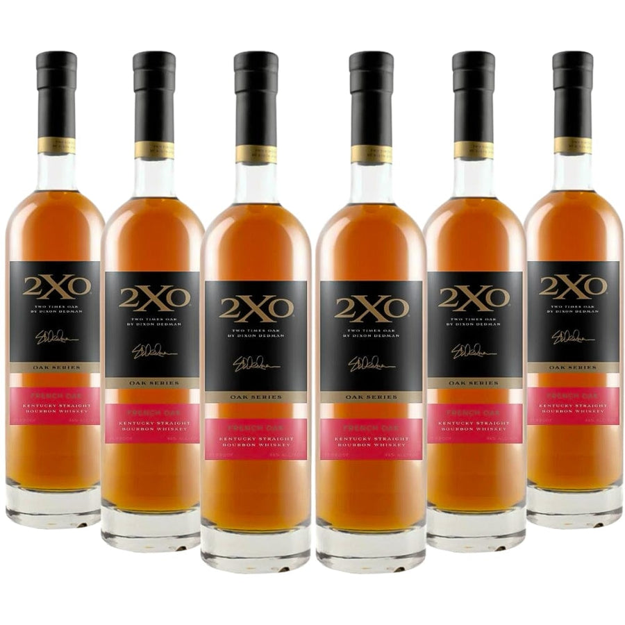 2XO Oak Series French Oak Kentucky Straight Bourbon 6pk Bourbon 2XO