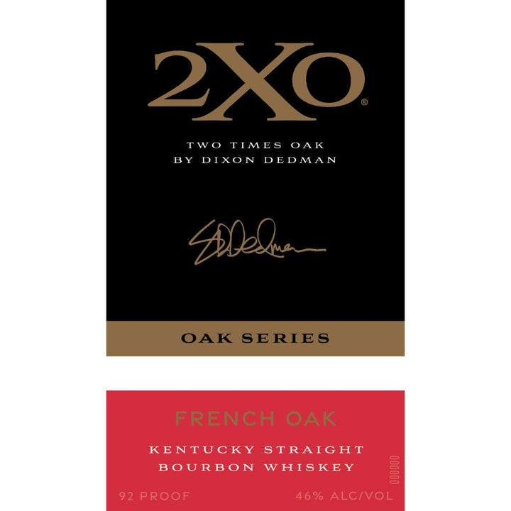 2XO Oak Series French Oak Kentucky Straight Bourbon Bourbon 2XO