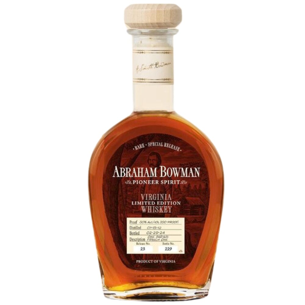 Abraham Bowman Oak Series: French Oak American Whiskey A. Smith Bowman