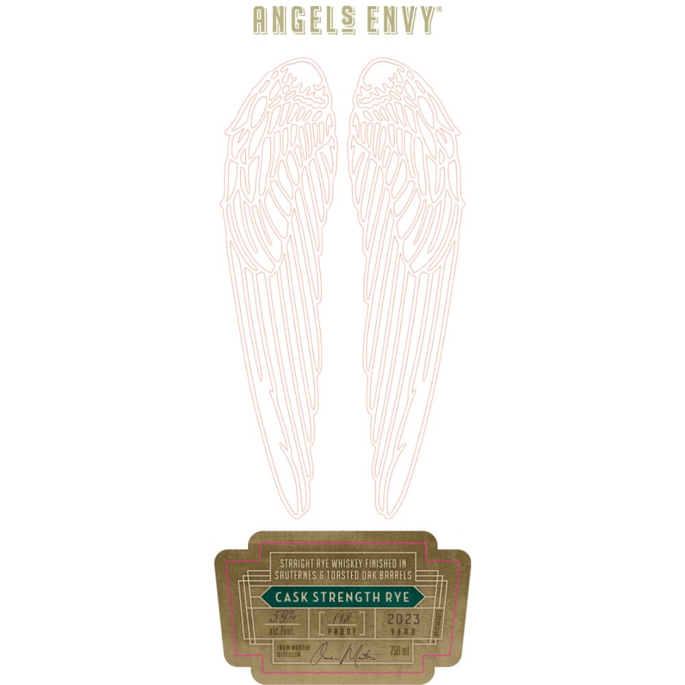 Angel's Envy Cask Strength 2023 Rye Whiskey Angel's Envy