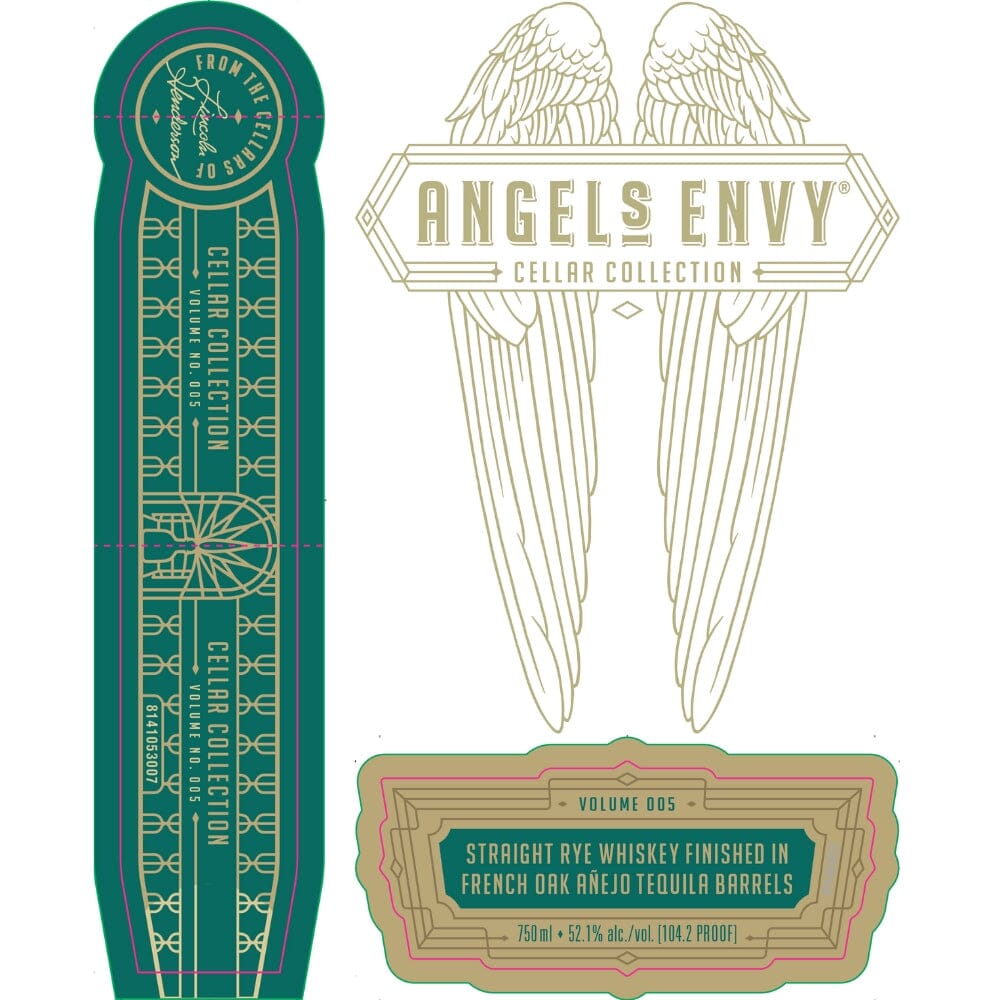 Angel's Envy Cellar Collection Volume 5 Straight Rye Rye Whiskey Angel's Envy