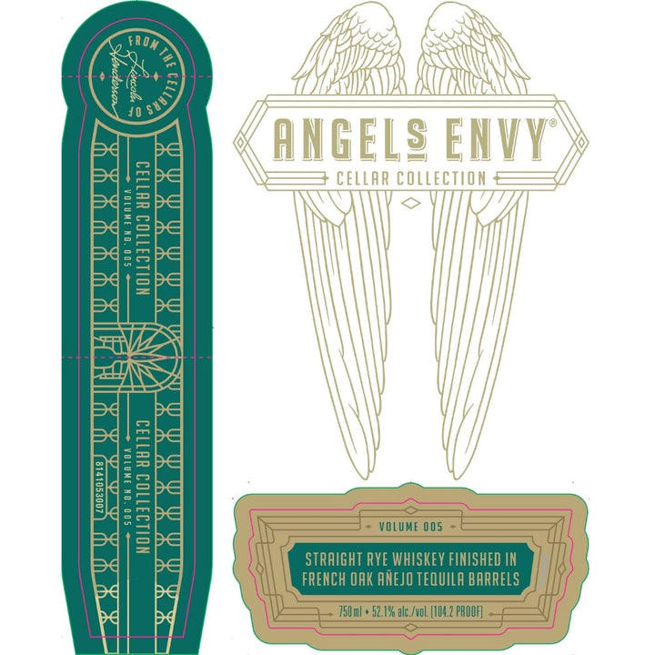 Angel's Envy Cellar Collection Volume 5 Straight Rye Rye Whiskey Angel's Envy