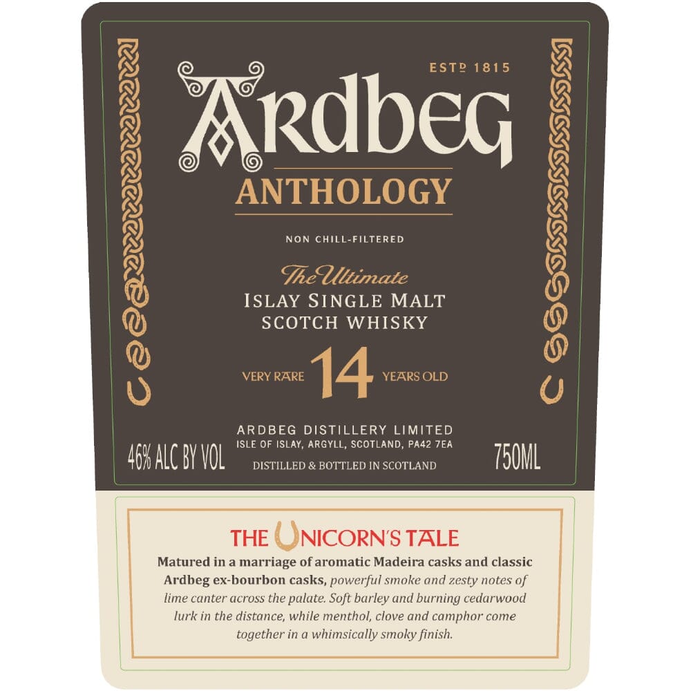 Ardbeg Anthology The Unicorn’s Tale 14 Year Old Scotch Ardbeg