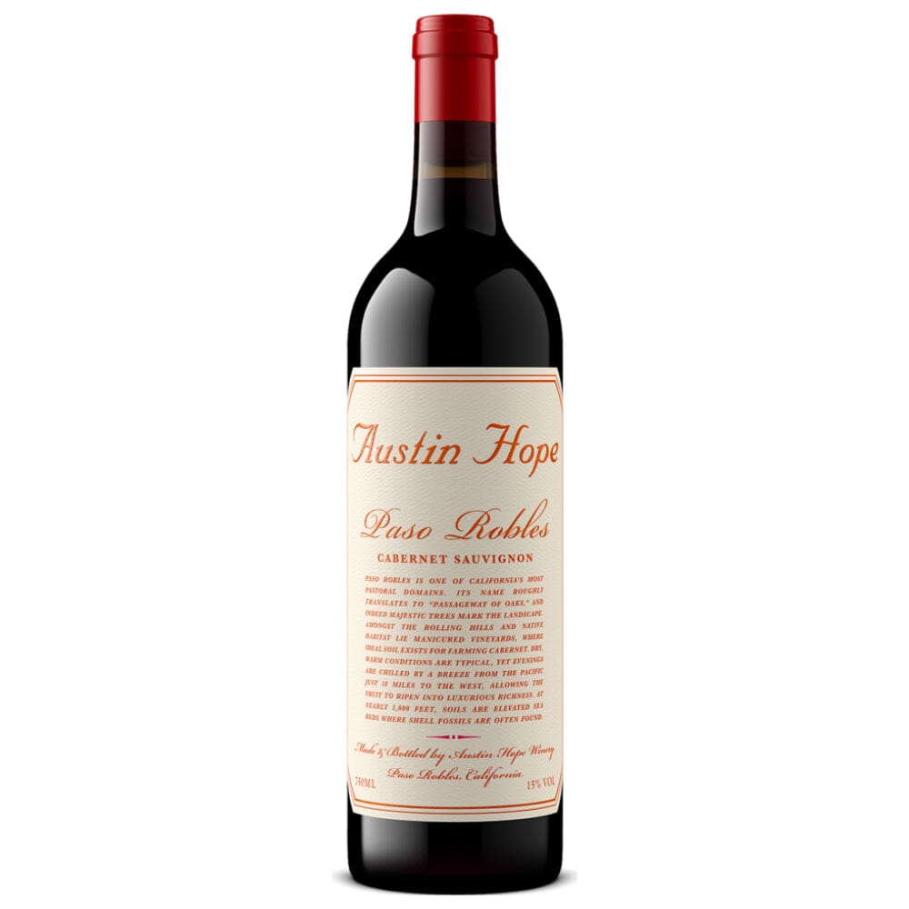 Austin Hope Paso Robles Cabernet Sauvignon Wine Austin Hope Winery