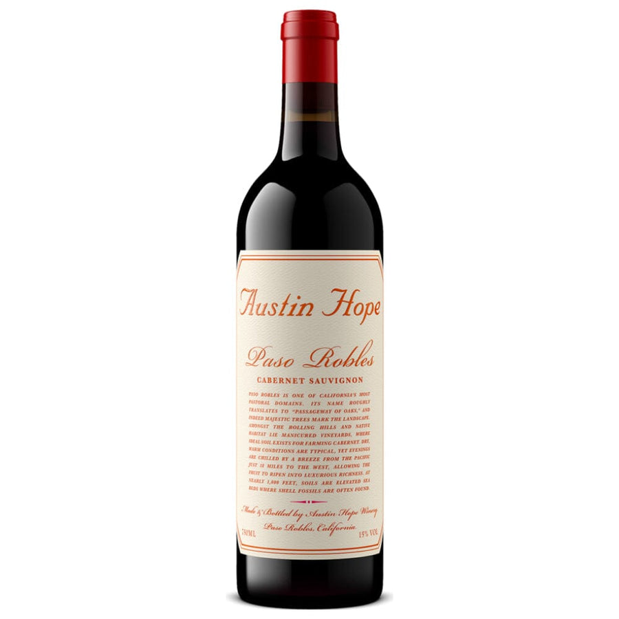Austin Hope Paso Robles Cabernet Sauvignon Wine Austin Hope Winery