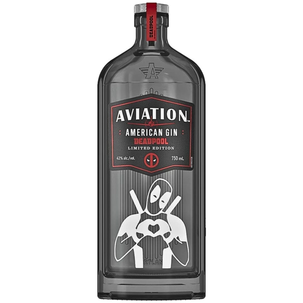 Aviation Gin W/ Deadpool Limited Edition Custom Engraving Gin Aviation