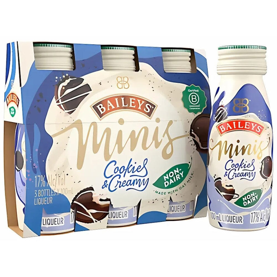 Baileys Minis Cookies & Creamy 100ml 3PK Liqueur Baileys