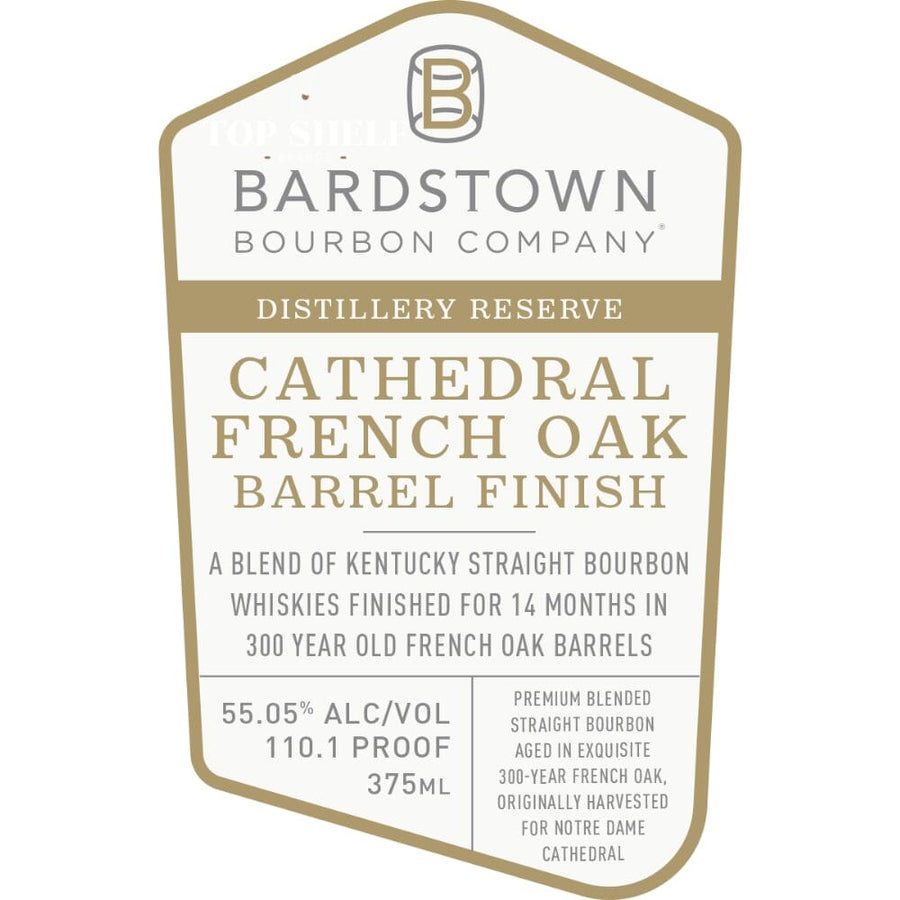 Bardstown Distillery Reserve Cathedral French Oak Finished Bourbon Bourbon Bardstown Bourbon Company