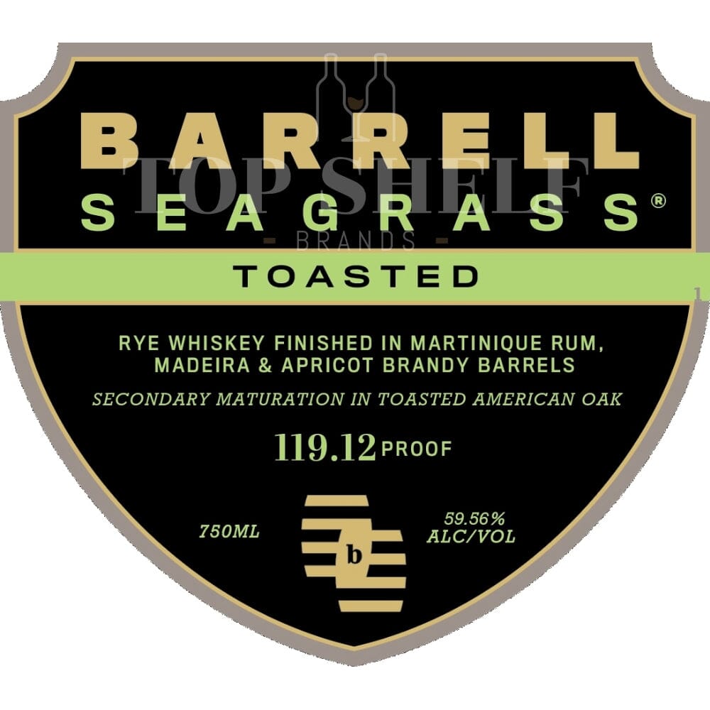 Barrel Seagrass Toasted Rye Whiskey Rye Whiskey Barrell Craft Spirits