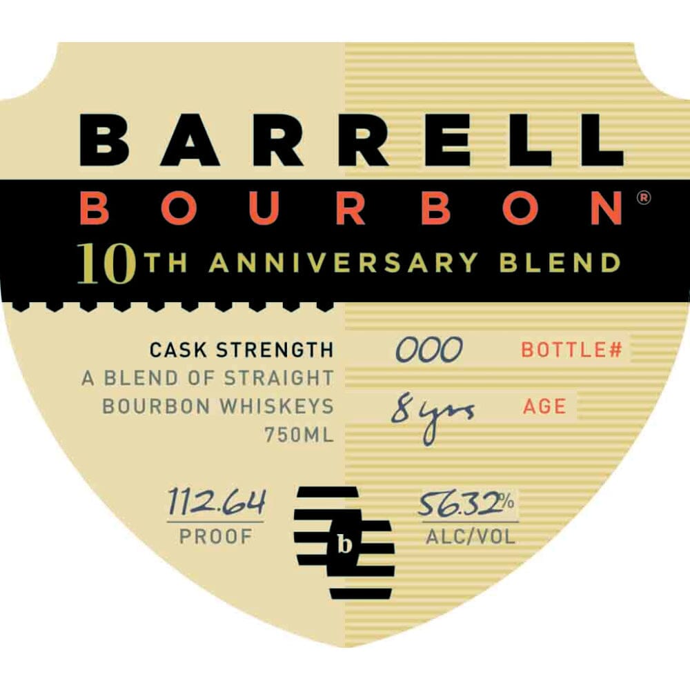 Barrell Bourbon 10th Anniversary Blend Bourbon Barrell Craft Spirits