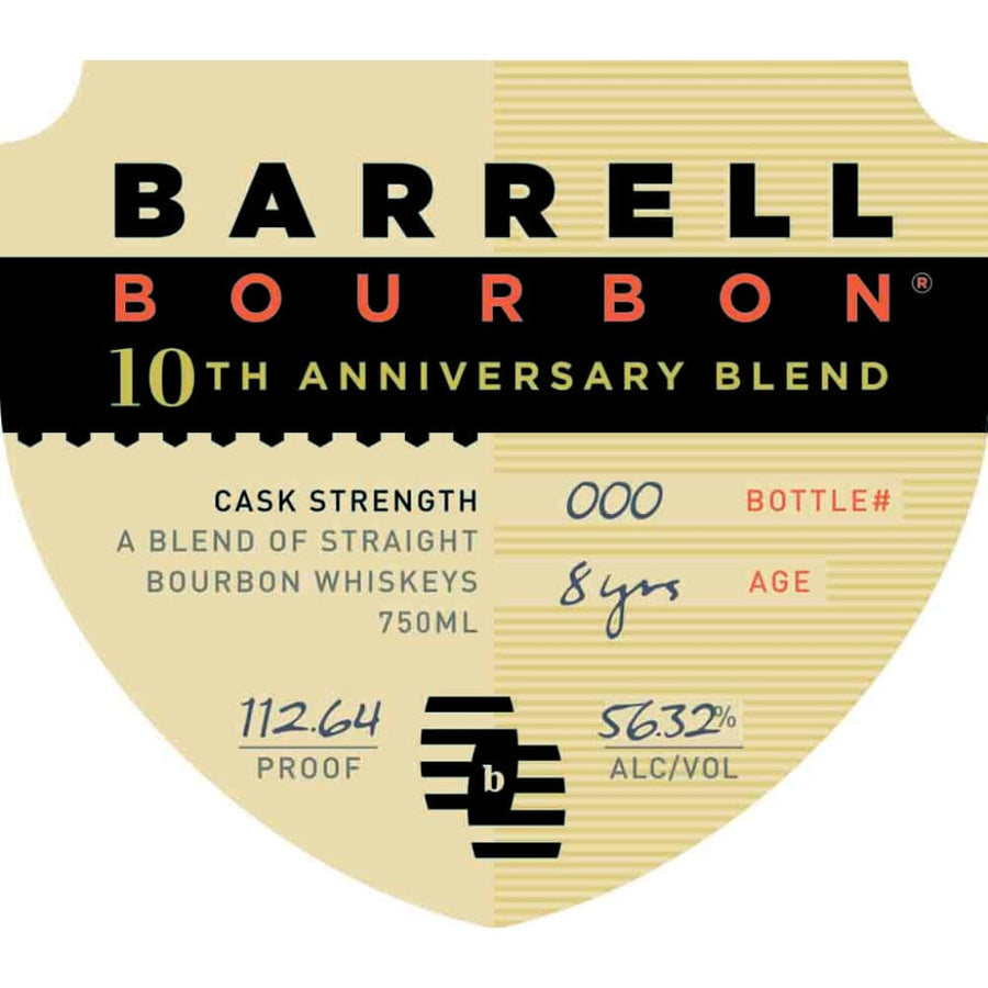 Barrell Bourbon 10th Anniversary Blend Bourbon Barrell Craft Spirits