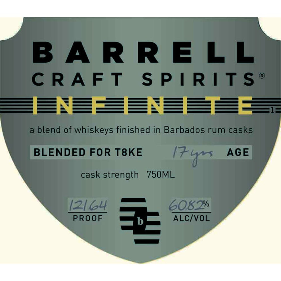Barrell Craft Spirits Infinite Barbados Rum Cask Finished Whiskey Blended Whiskey Barrell Craft Spirits