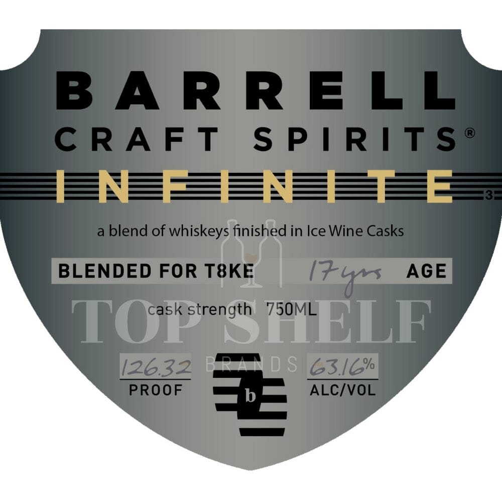 Barrell Craft Spirits infinite Finished in Ice Wine Casks Blended Whiskey Barrell Craft Spirits