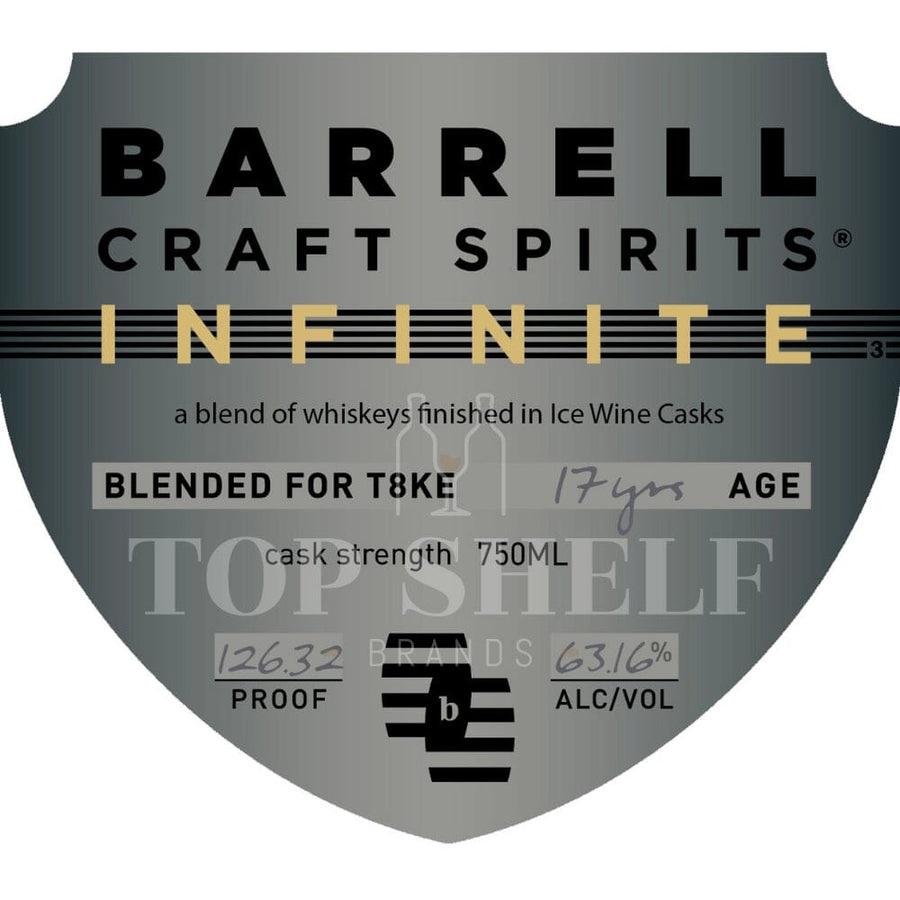 Barrell Craft Spirits infinite Finished in Ice Wine Casks Blended Whiskey Barrell Craft Spirits