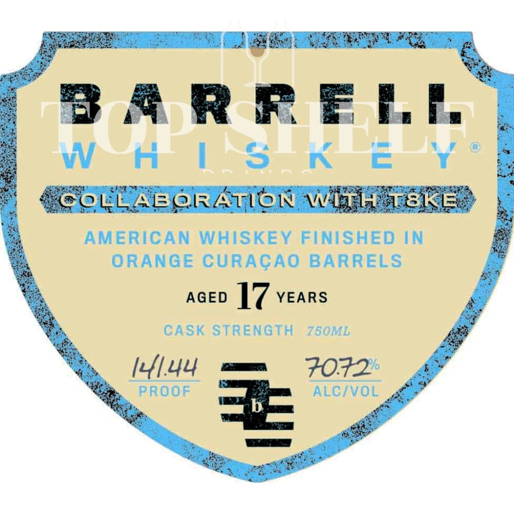 Barrell Whiskey T8KE 17 Year Old American Whiskey American Whiskey Barrell Craft Spirits