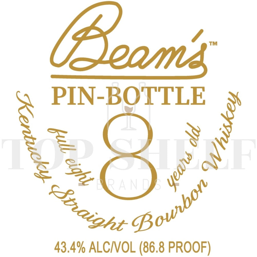 Beam’s Pin Bottle 8 Year Old Bourbon Bourbon Jim Beam