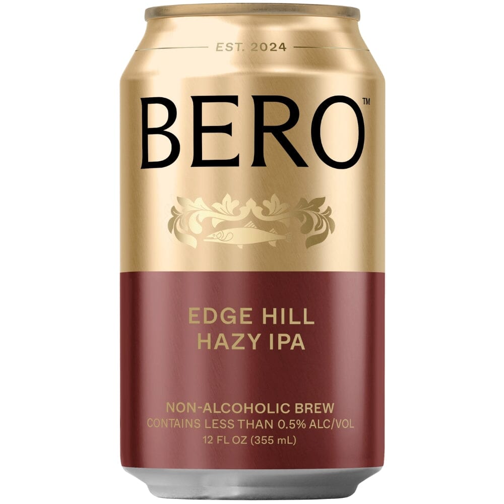 Bero Edge Hill Hazy IPA By Tom Holland - Non-Alcoholic Beer Non-Alcoholic Spirits Bero