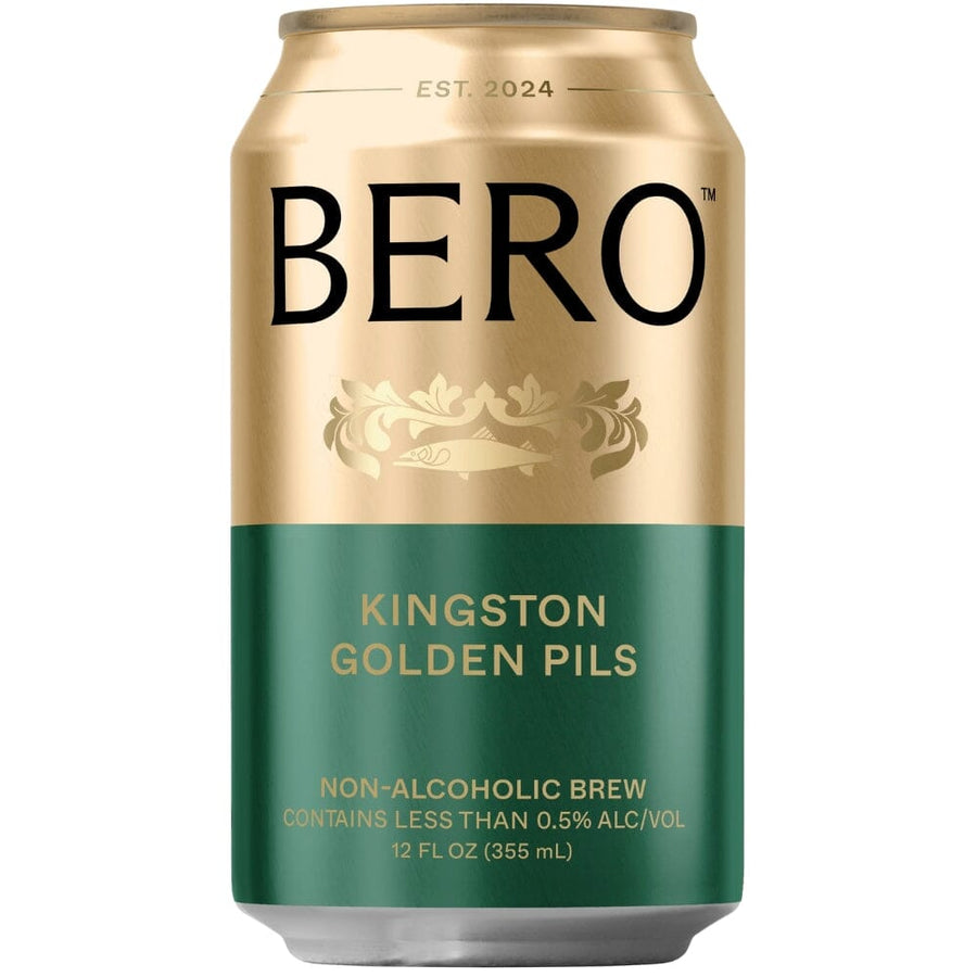Bero Kingston Golden Pils By Tom Holland - Non-Alcoholic Beer Non-Alcoholic Spirits Bero