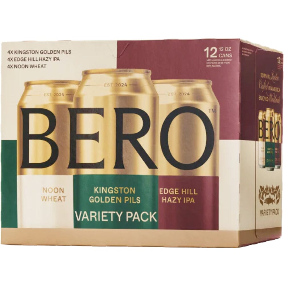 Bero Variety Pack By Tom Holland - Non-Alcoholic Beer Non-Alcoholic Spirits Bero
