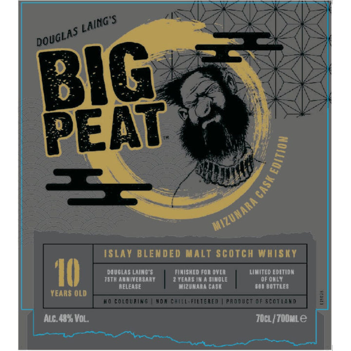 Big Peat Mizunara Cask Edition 10 Year Old Scotch Douglas Laing