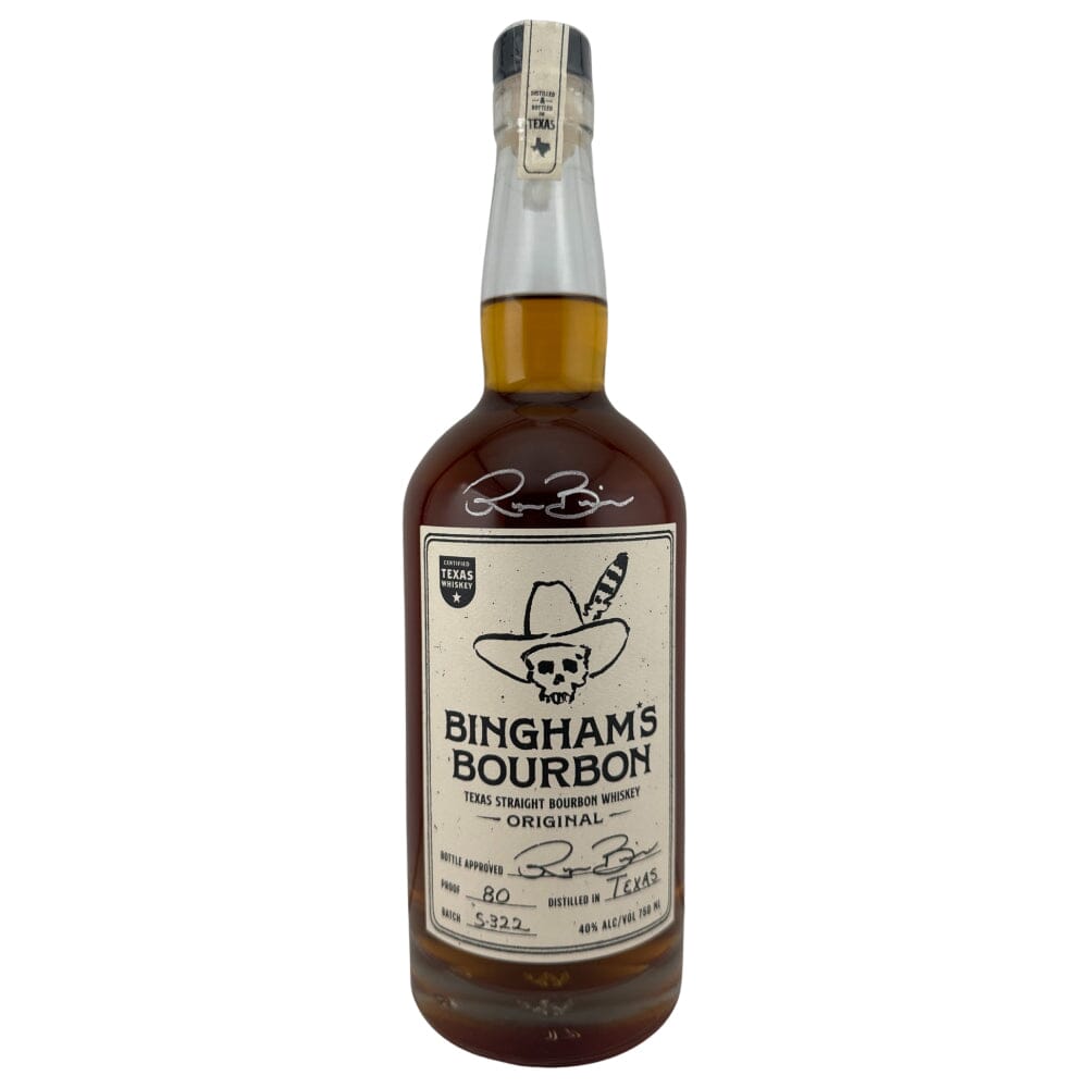 Bingham’s Bourbon Original 80 Proof W/ Laser Etched Commemorative Signature Bourbon Bingham Spirits