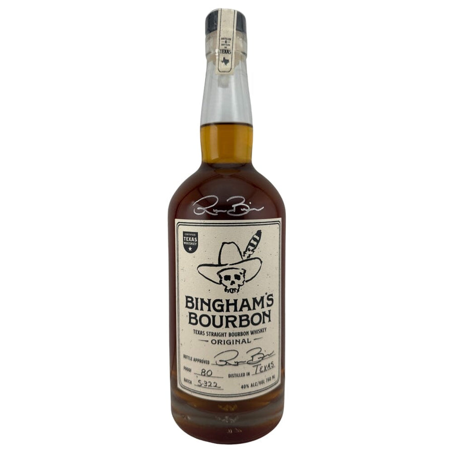 Bingham’s Bourbon Original 80 Proof W/ Laser Etched Commemorative Signature Bourbon Bingham Spirits