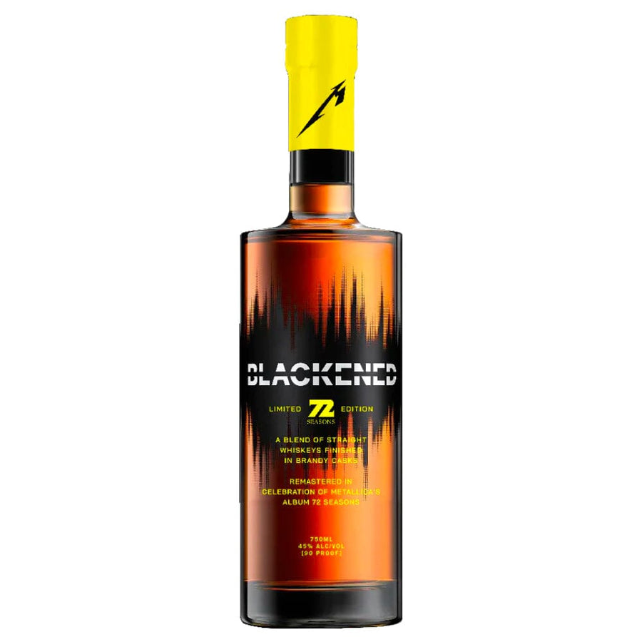 Blackened 72 Seasons Limited Edition By Metallica Blended Whiskey Blackened American Whiskey