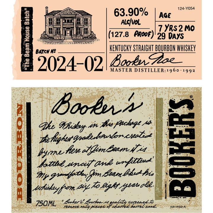 Booker's Bourbon “The Beam House Batch” 2024-02 Bourbon Booker's Bourbon