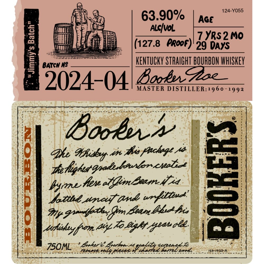 Booker's “Jimmy's Batch” 2024-04 Bourbon Booker's