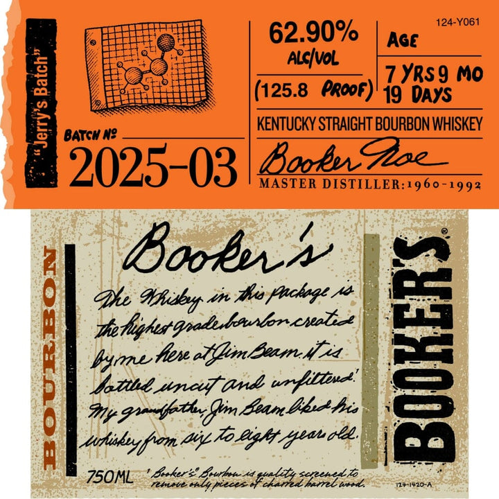 Booker's “Jerry’s Batch” 2025-03 Bourbon Booker's