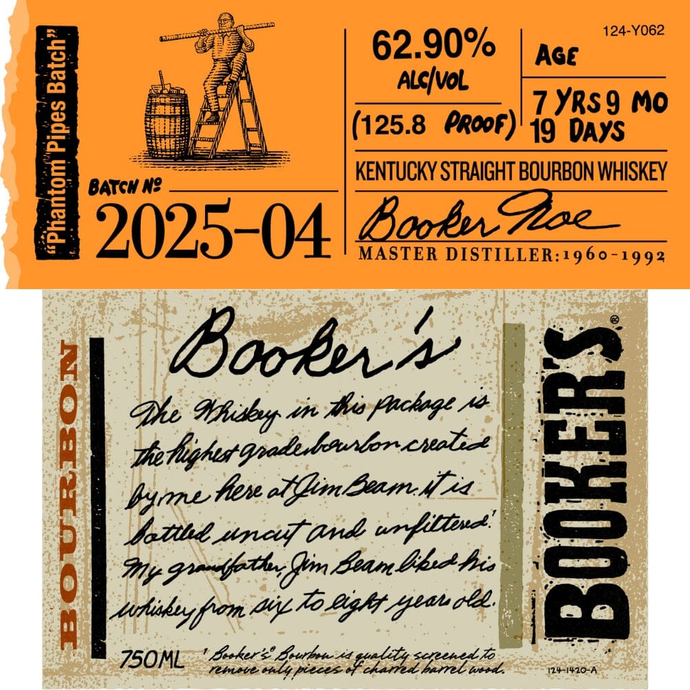 Booker's “Phantom Pipes Batch” 2025-04 Bourbon Booker's