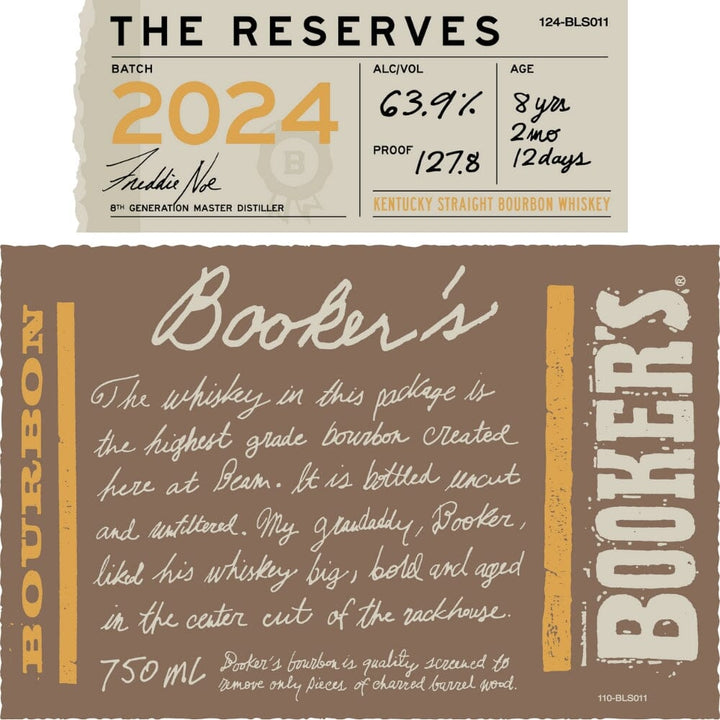 Booker’s Bourbon The Reserves 2024 Batch Bourbon Booker's