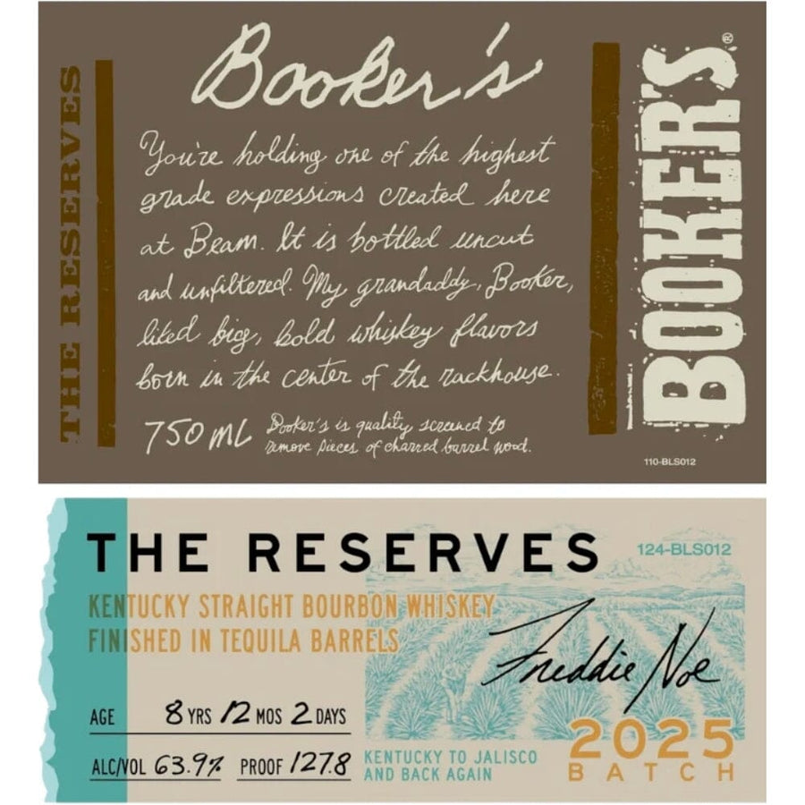 Booker’s Bourbon The Reserves 2025 Batch Bourbon Booker's