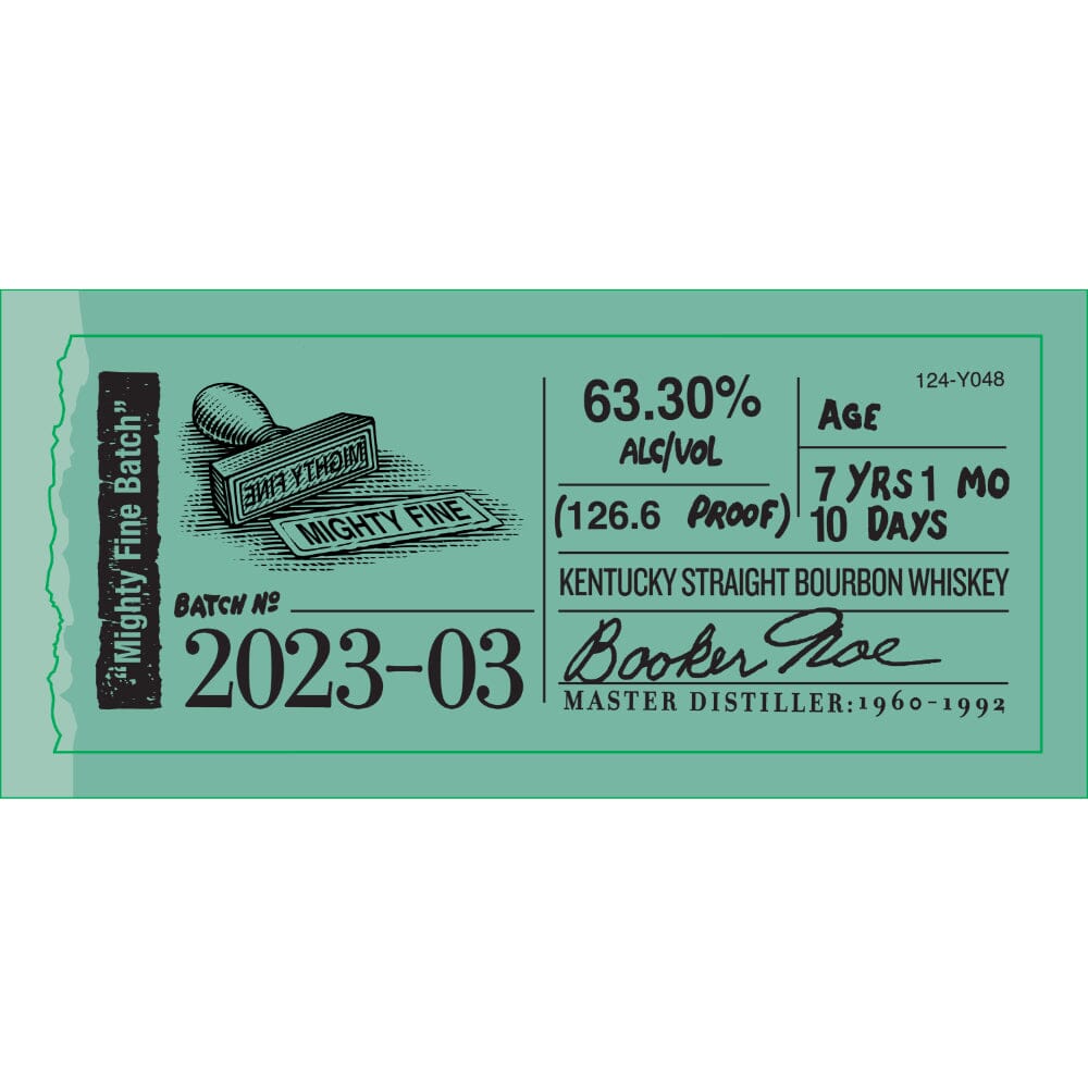 Booker’s Bourbon “Mighty Fine Batch” 2023-03 Bourbon Booker's Bourbon