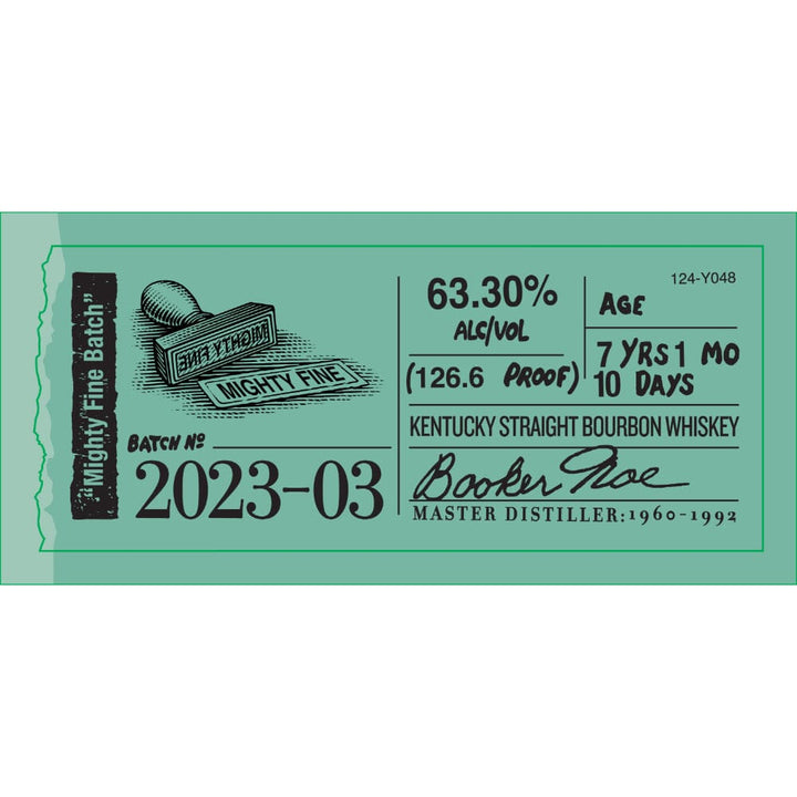 Booker’s Bourbon “Mighty Fine Batch” 2023-03 Bourbon Booker's Bourbon