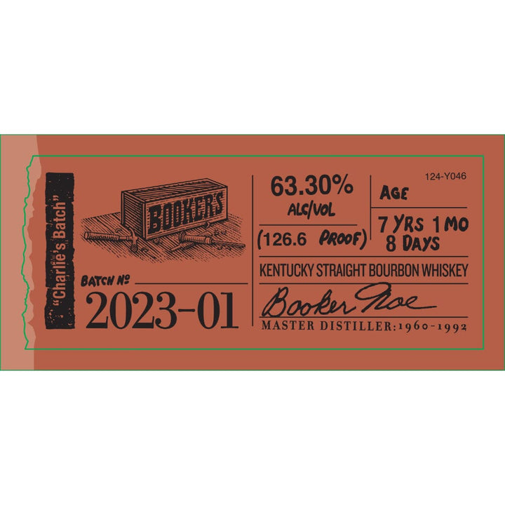 Booker's "Charlie's Batch" 2023-01 Bourbon Booker's
