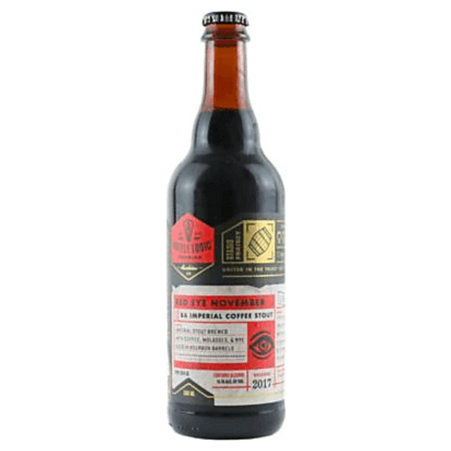 Bottle Logic Brewing Red Eye November BA Imperial Coffee Stout Beer Bottle Logic Brewing
