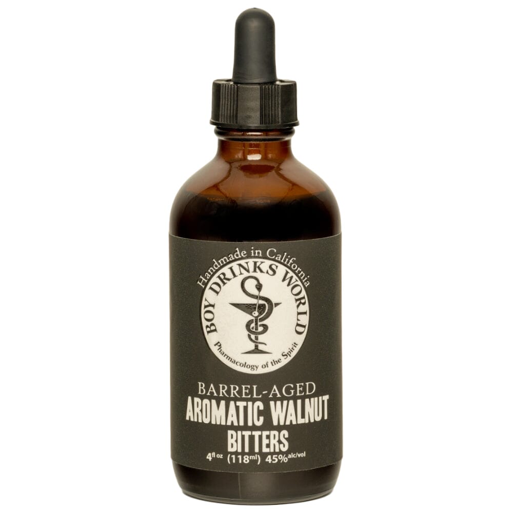 Boy Drinks World Barrel-Aged Aromatic Walnut Bitters 4oz Bitters Boy Drinks World
