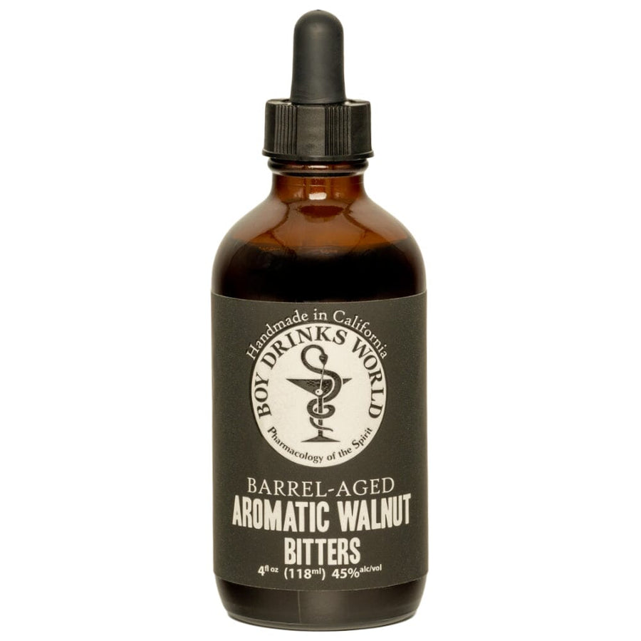 Boy Drinks World Barrel-Aged Aromatic Walnut Bitters 4oz Bitters Boy Drinks World