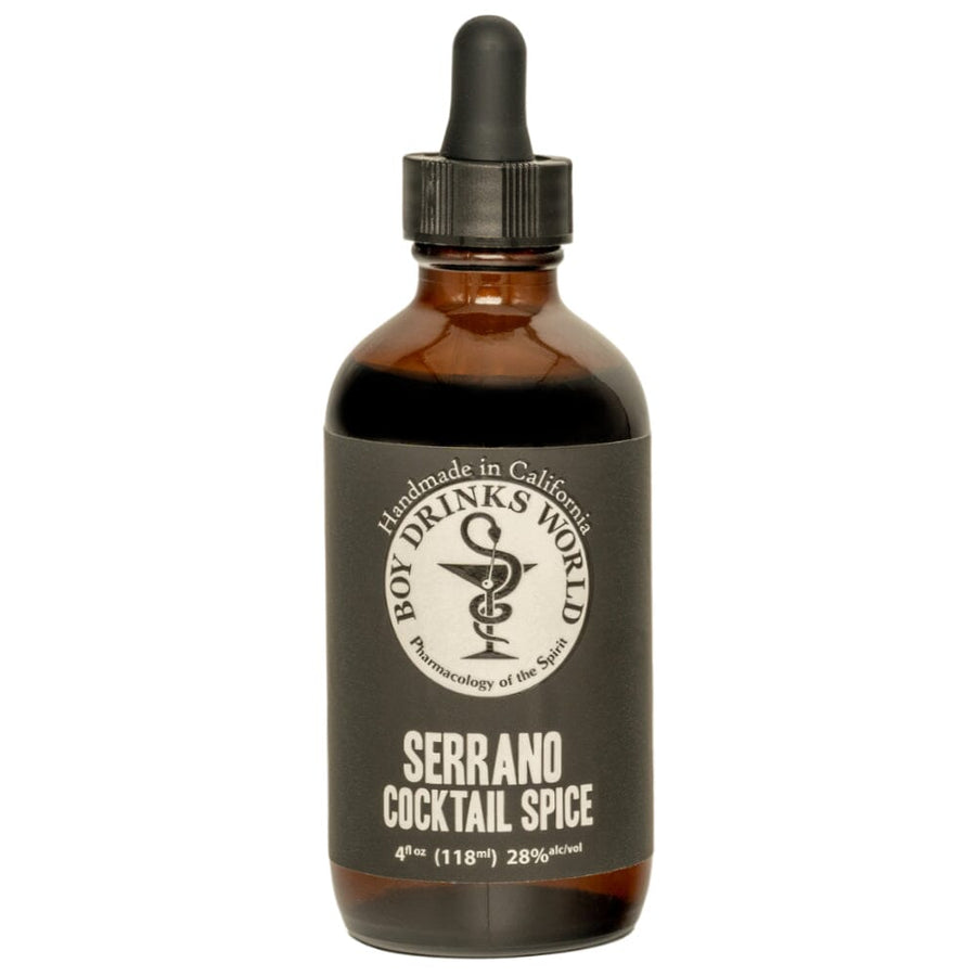 Boy Drinks World Serrano Cocktail Spice 4oz Bitters Boy Drinks World