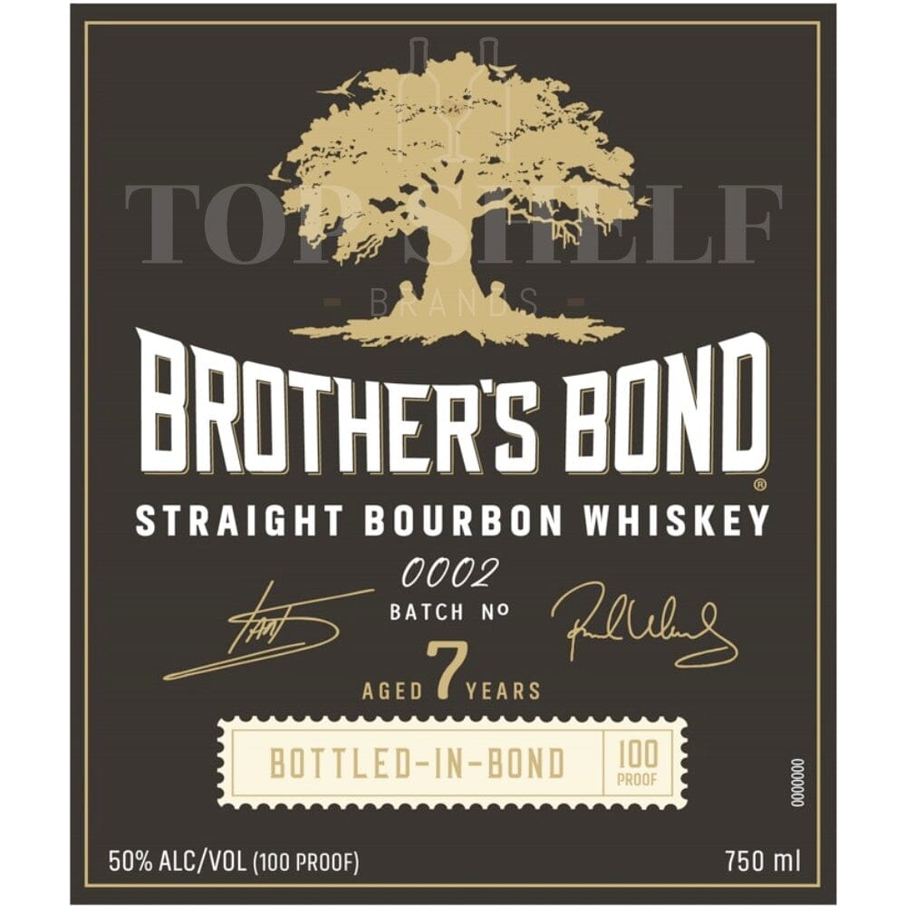 Brother’s Bond 7 Year Old Bottled in Bond Bourbon Batch 2 Bourbon Brother's Bond Distilling Company