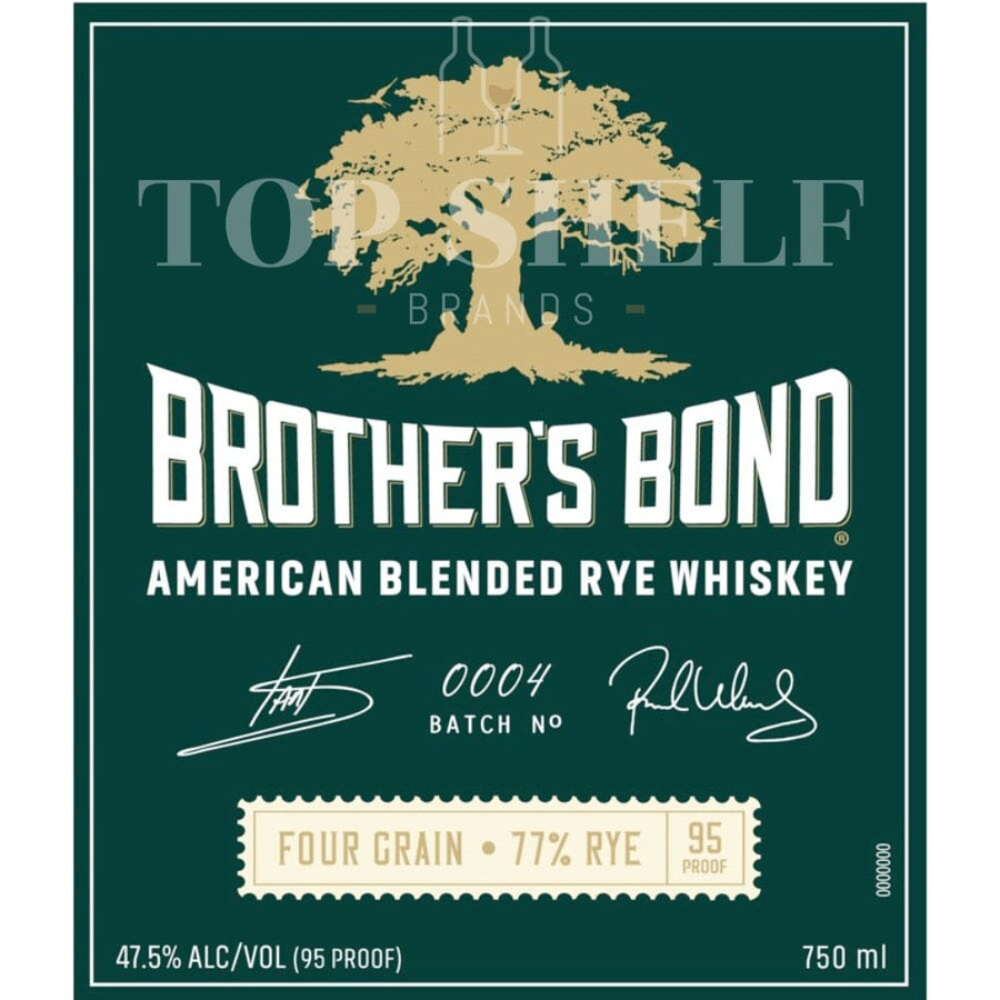 Brother’s Bond American Blended Rye Batch #4 Rye Whiskey Brother's Bond Distilling Company